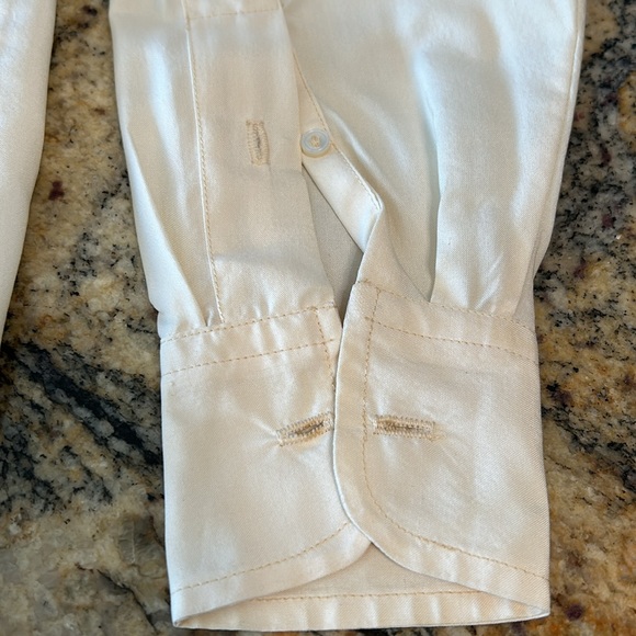 Ralph Lauren ruffled silk neck tie blouse - Picture 12 of 12